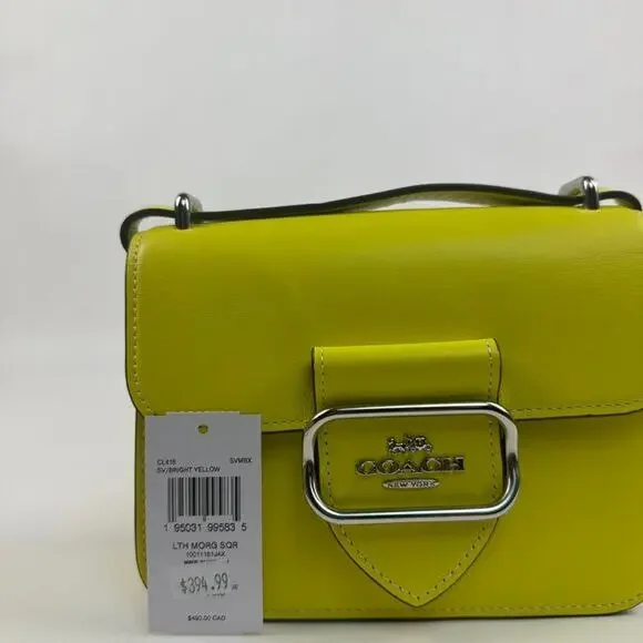 COACH  CL416 Morgan Square Crossbody Bag - Picture 8 of 9